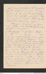 Nachlass Franz Steindachner, Brief von Johann Cristiani an Franz Steindachner (05.12.1881), Inv.Nr. 89.01, Seite 2
